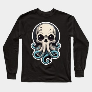 Octopus Skull 3 Long Sleeve T-Shirt